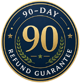 90-day refund satisfaction guarantee